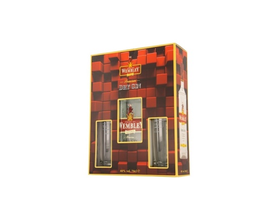 GIN WEMBLEY + 2 PAH 40% 0.7L - SGR