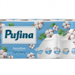 PUFINA H IGIENICA SENSITIVE 3STR 10ROLE/SET