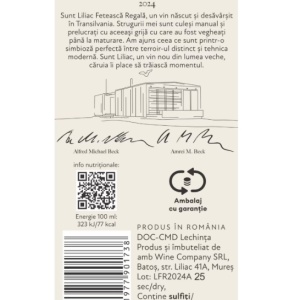 VIN LILIAC FETEASCA REGALA 0.75L - SGR - Img 2