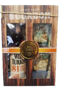 WILD TURKEY+2 PAHARE 40.5% 0.7L (6) - Img 2