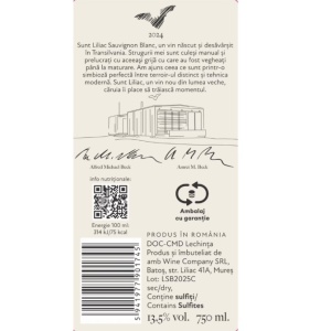 VIN LILIAC SAV BLANC 0.75L - SGR - Img 2