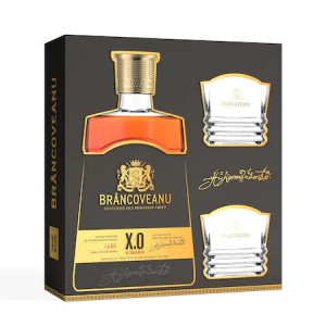 VINARS BRANCOVEANU XO 0.7L + 2 GLS