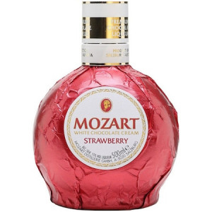 MOZART WHITE CHOCO STRAWB 15% 0.5L
