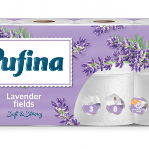PUFINA H IGIENICA LAVANDA 3STR 8ROLE/SET