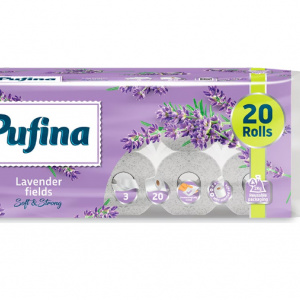 PUFINA PLASA H IGIENICA LAVENDER FIELDS 3STR 20ROLE/SET