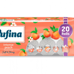 PUFINA PLASA H IGIENICA INTENSE PEACH 3STR 20ROLE/SET
