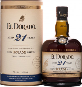 EL DORADO RUM 21Y 43% 0.7L