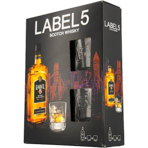 WHISKY LABEL 5 40% 0.7L + 2PAH - Img 1