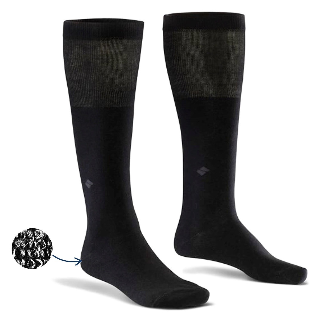 OnlyBee Calzini Donna Non Vincolanti Per Diabetici – 6 Paia Morbidi Con Top Sciolto A Righe Arcobaleno – Taglia 4-7 – Calze Senza Compressione