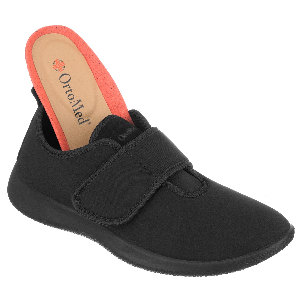 Scarpe sportive ortopediche, da Uomo, OrtoMed 5006-T77 nero