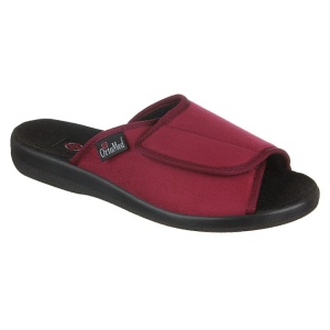 Ciabatte da casa, ortopediche, da Donna OrtoMed 517-T70L bordeaux