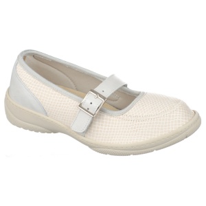 Scarpe per Alluce Valgo, stretch, da donna, PodoWell Madona ecru