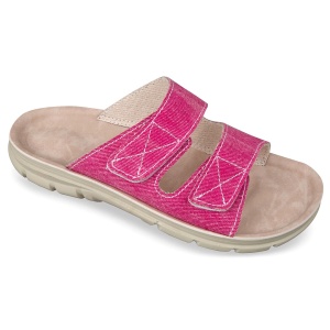 Ciabatte ortopediche, a strappo, da donna, OrtoMed 3011-T33 fucsia