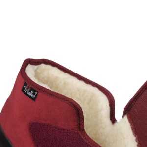 Pantofole ortopediche, invernali, Donna, OrtoMed 845-T70 bordeaux