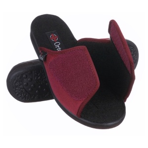 Ciabatte da casa, ortopediche, da Donna OrtoMed 517-T70L bordeaux