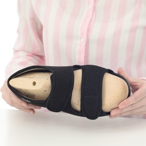 Sandali per riabilitazione, Uomo e Donna, OrtoMed 513-T21 nero