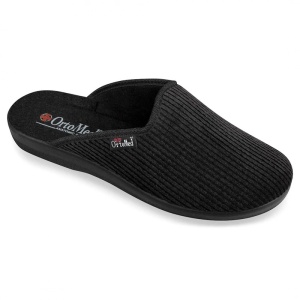 Ciabatte ortopediche, da Uomo, OrtoMed 608-T63 nero