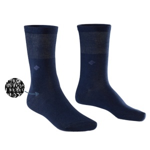 Calze diabetici con filo d'Argento puro 22% BonnySilver 311 blu scuro