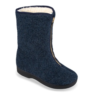 Stivali ortopedici, invernali, da Donna, Mjartan 800-T03 blu scuro