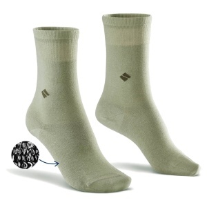Calzini per diabetici con filo d'Argento puro 13% BonnySilver 112K lime