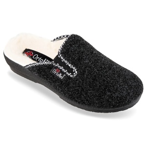 Ciabatte ortopediche invernali donna, OrtoMed 8059-T02 antracite
