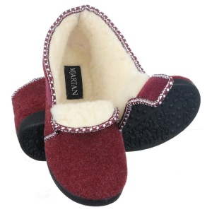 Pantofole ortopediche, invernali, da Donna, Mjartan 815-T05 bordeaux