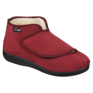 Pantofole ortopediche, invernali, Donna, OrtoMed 845-T70 bordeaux