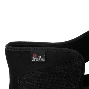 Pantofole ortopediche, pianta larga, da Uomo e Donna, OrtoMed 647-T44 nere