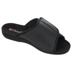 Ciabatte da casa, ortopediche, da Donna OrtoMed 517-S97 nero 