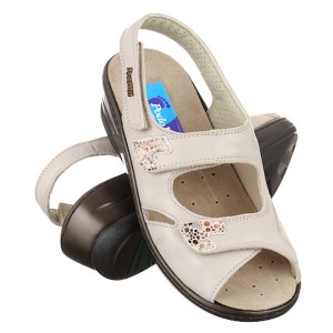 Sandali ortopedici donna, per Alluce Valgo, PodoWell Dina beige