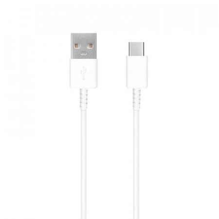 Cablu date Samsung USB la Type C pentru Samsung Galaxy S10/S10+, Alb
