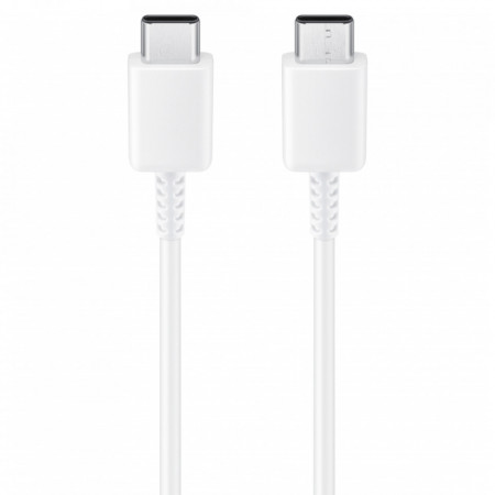 Cablu de Date Fast Charging, 2x Type-C, 3A, 1m - Samsung (EP-DN980BBE) - White (Bulk Packing)