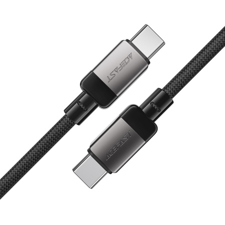 Cablu de date Type-C to Type-C, 60W, Fast Charging, 1.2m - Black