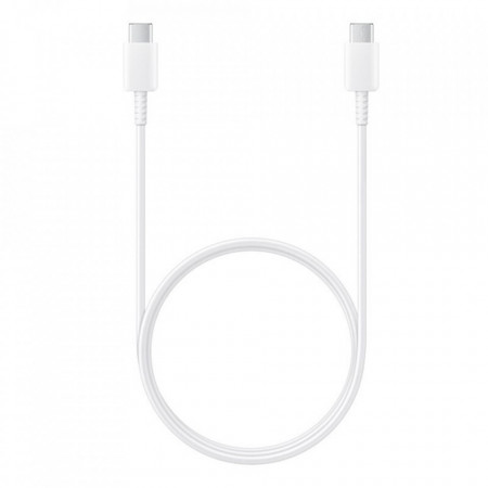 Cablu de Date USB-C la Type-C Fast Charging 3A, 1m - Samsung (EP-DA705BWE) - White (Bulk Packing)