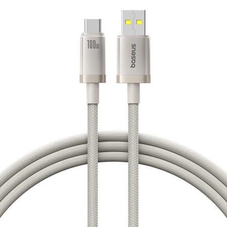 Cablu USB, Type-C, 100W, 1m - Baseus Titanium (P10378102G21-00) - Silver