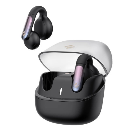 Casti fara Fir Open-Ear Clip, Bluetooth 5.3, TWS, USB-C, 400mAh - Havit (TW980) - Black