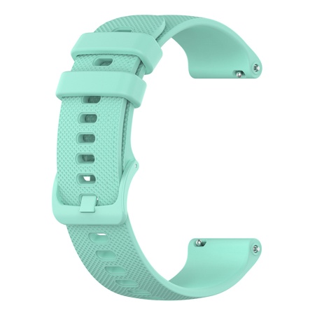 Curea pentru Huawei Watch GT 4 (41mm)/W1/Honor Watch S1/Garmin Venu 2S/Vivoactive 4S - Techsuit Watchband 18mm (W006) - Turquoise