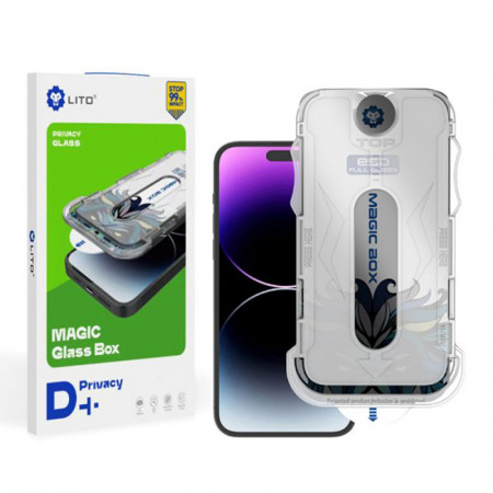 Folie pentru iPhone XR / iPhone 11 - Lito Magic Glass Box D+ Tools - Privacy
