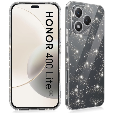 Husa pentru Honor 400 Lite - Techsuit SparkleSkin Series - Clear