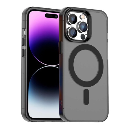 Husa pentru iPhone 14 Pro Max - Techsuit CandyCase MagSafe - Black