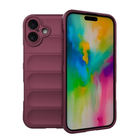 Husa pentru iPhone 16 Plus - Techsuit Magic Shield - Bordeaux