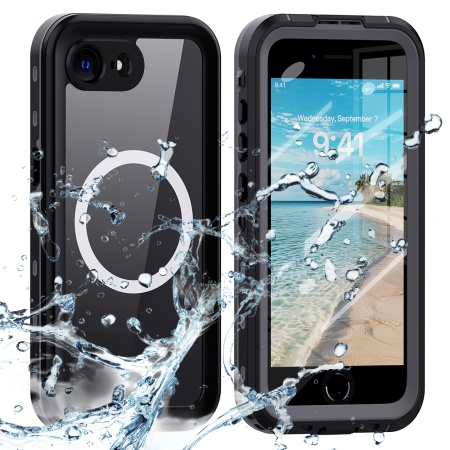 Husa pentru iPhone 16e - ShellBox Waterproof IP68 Case - Black