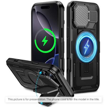 Husa pentru iPhone 17 - Techsuit CamVault MagSafe - Black