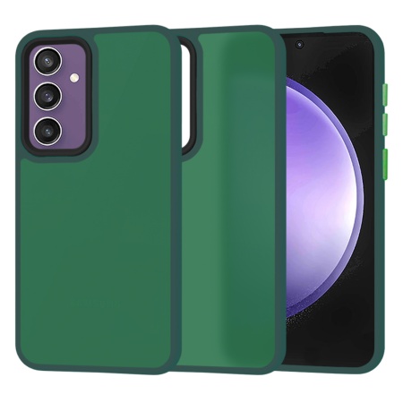 Husa pentru Samsung Galaxy S23 FE - Techsuit HaloFrostÂ Series - Midnight Green