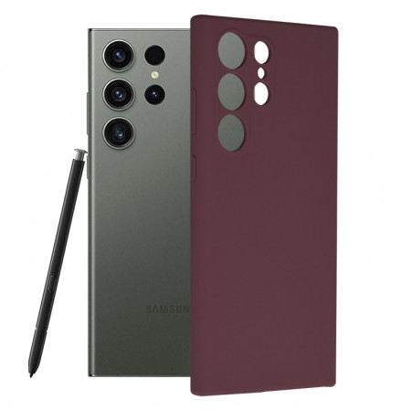 Husa pentru Samsung Galaxy S23 Ultra - Techsuit Soft Edge Silicone - Plum Violet