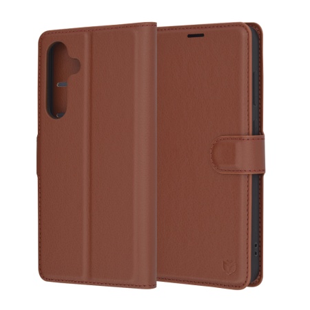 Husa pentru Samsung Galaxy S24 FE - Techsuit Leather Folio - Brown
