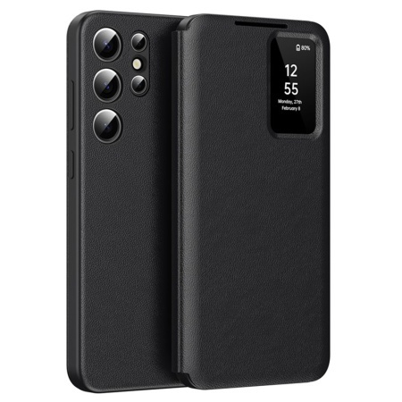 Husa pentru Samsung Galaxy S25 Ultra - Techsuit SmartView Series - Black