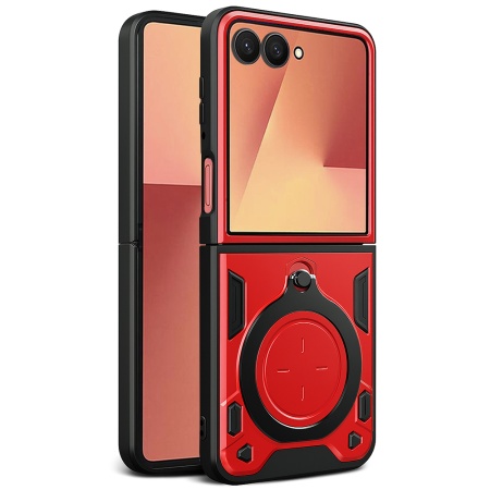 Husa pentru Samsung Galaxy Z Flip7 - Techsuit CamGuard Pro - Red