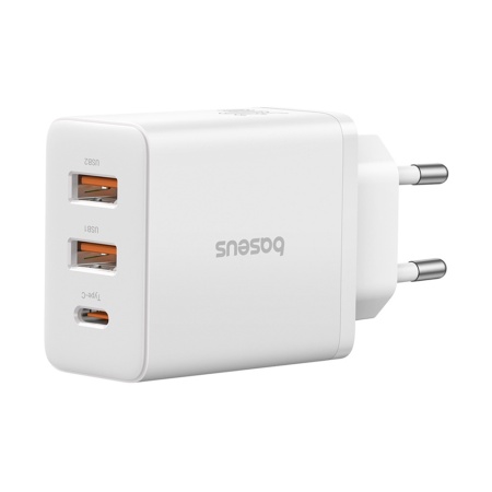 Incarcator retea Baseus Cube Fast Charge 2U+C 30W alb