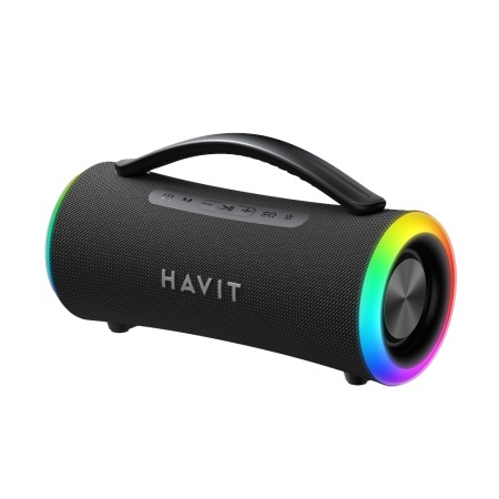 Boxa Wireless Profesionala Bluetooth 5.3, TWS, TF, FM, USB, Lumini RGB, IPX6, 4000mAh - Havit (SK834BT) - Black